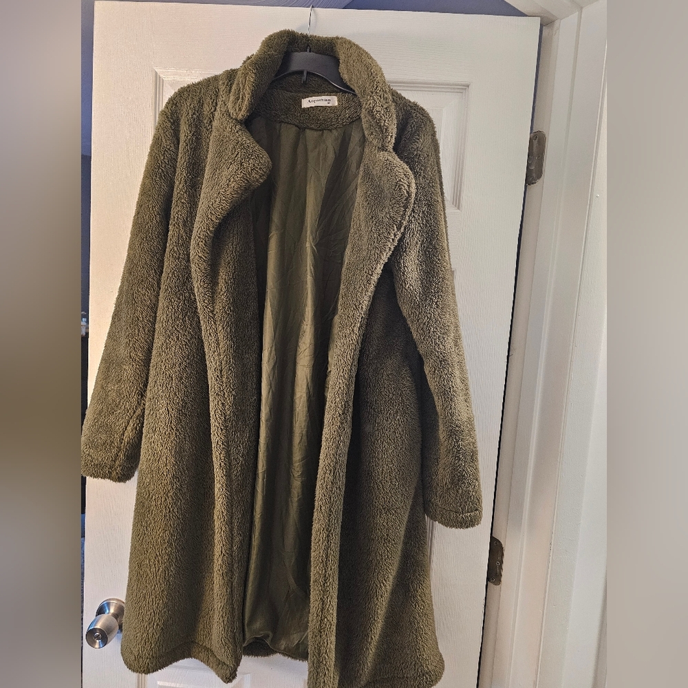 Long Green Coat